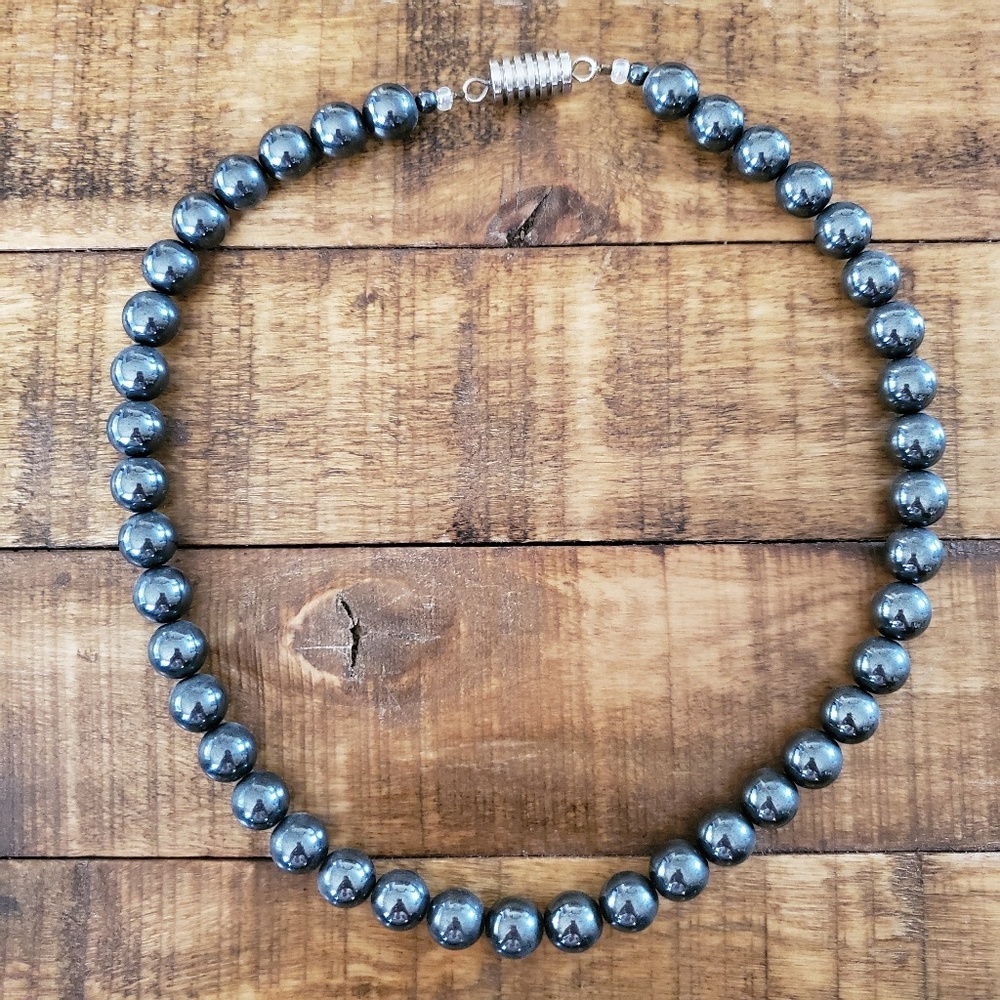 🇺🇸Hematite Gemstone Necklace - Picture 5 of 6